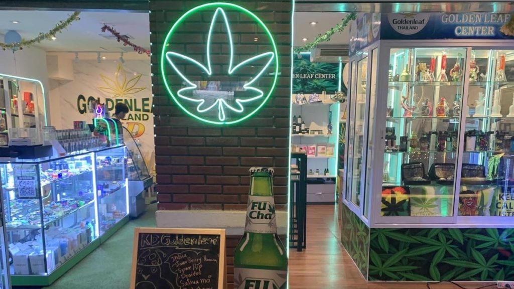 Cannabis-Geschäfte im Hotel