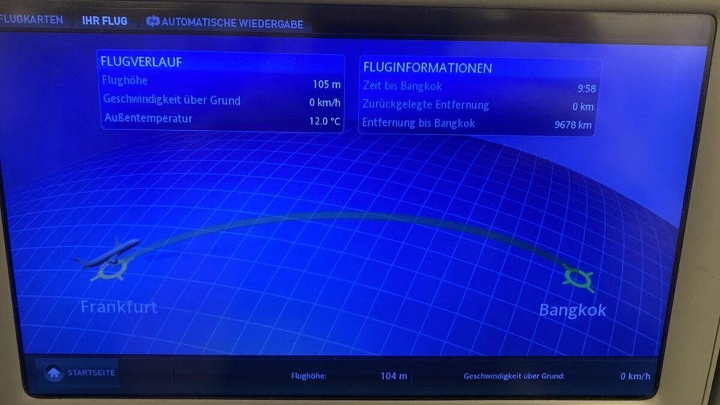 Flug von Frankfurt nach Bangkok