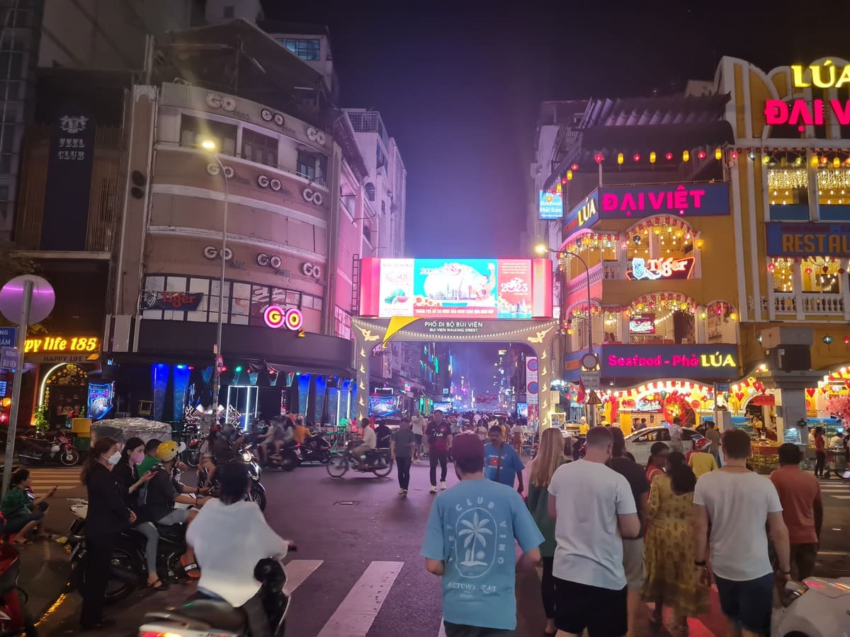 Bui Vien Street in Ho Chi Minh
